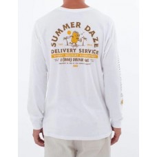 Camiseta Manga Larga Hurley EVD Summer Daze Blanca